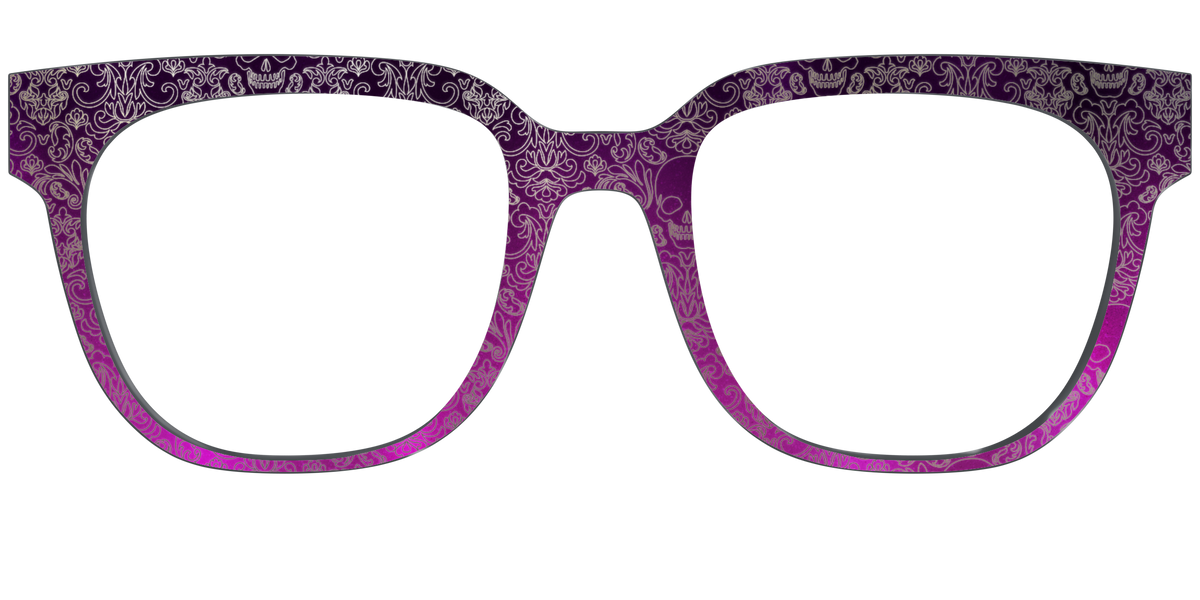 The Dark Romance Foil Damask - Front Top Image - Pair Eyewear