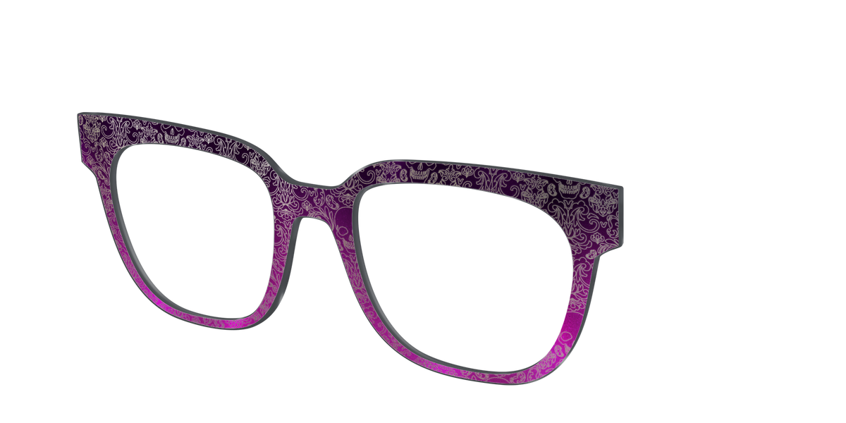 The Dark Romance Foil Damask - Angle Top Image - Pair Eyewear