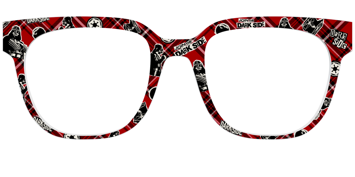 Dark Side Plaid - Front Top Image - Pair Eyewear