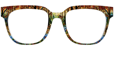 The Enchanted Woods Stained Glass - Front Top Thumbnail - Pair Eyewear