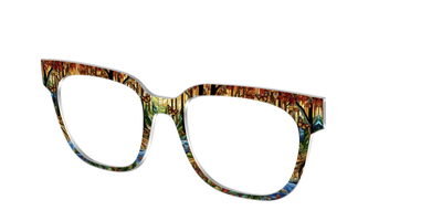The Enchanted Woods Stained Glass - Angle Top Thumbnail - Pair Eyewear