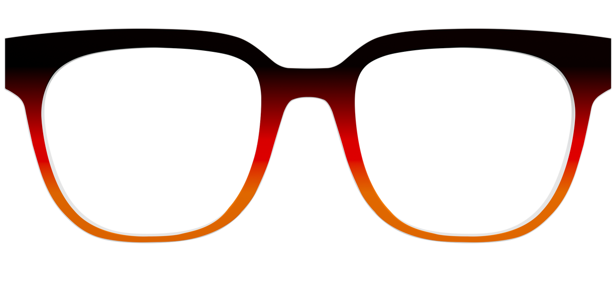 The Espresso to Pumpkin Gradient - Front Top Image - Pair Eyewear