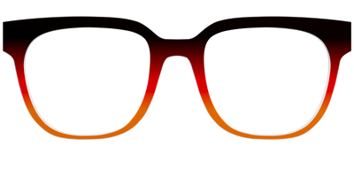 The Espresso to Pumpkin Gradient - Front Top Thumbnail - Pair Eyewear