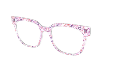 The Frightfully Fun Doodles Crystal - Angle Top Thumbnail - Pair Eyewear