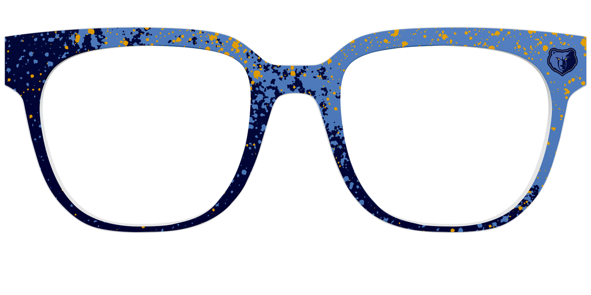 The Grizzlies Splatter - Front Top Image - Pair Eyewear