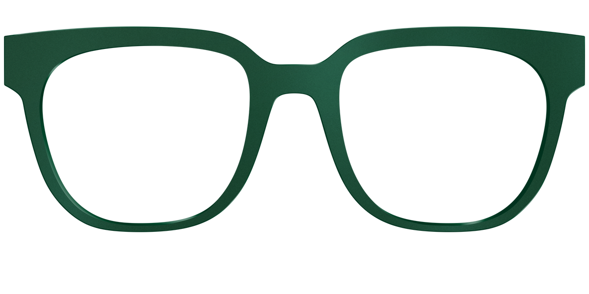 The Matte Spruce - Front Top Image - Pair Eyewear