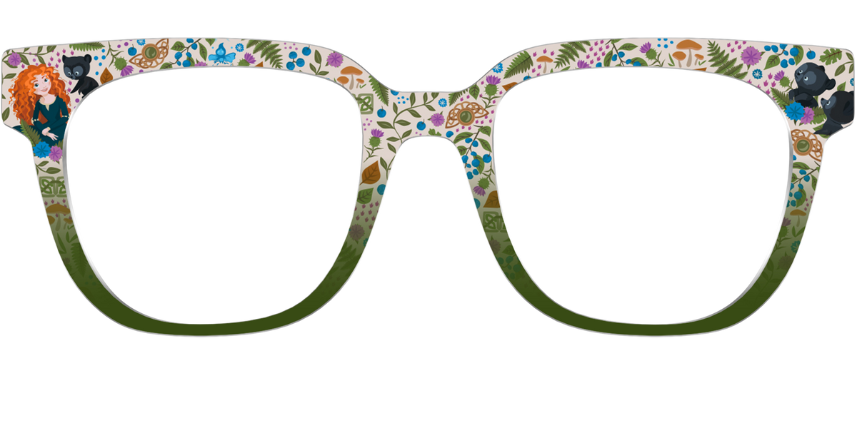 Merida's Brave and Bold Floral - Front Top Image - Pair Eyewear