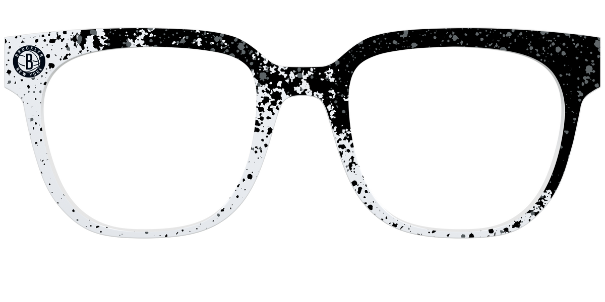 Nets Splatter - Front Top Image - Pair Eyewear