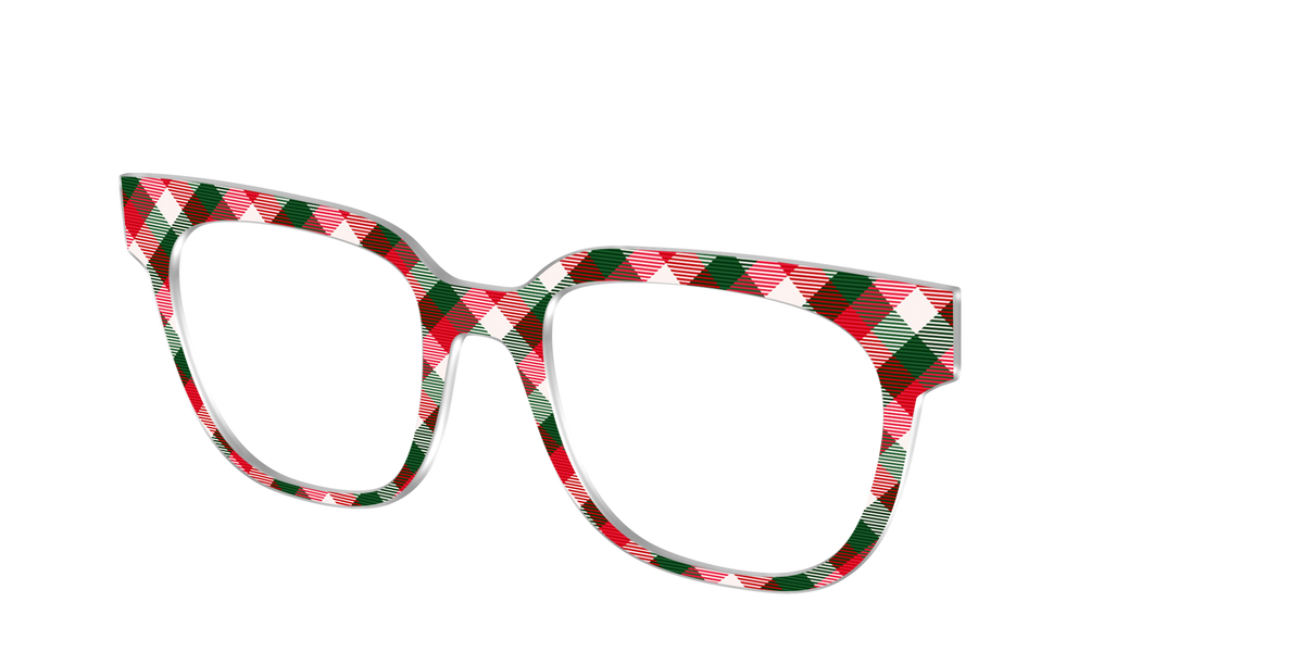 The Nice List Plaid - Angle Top Image - Pair Eyewear
