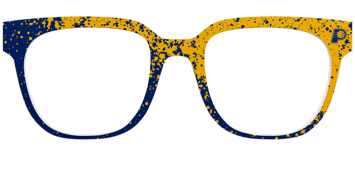 The Pacers Splatter - Front Top Image - Pair Eyewear