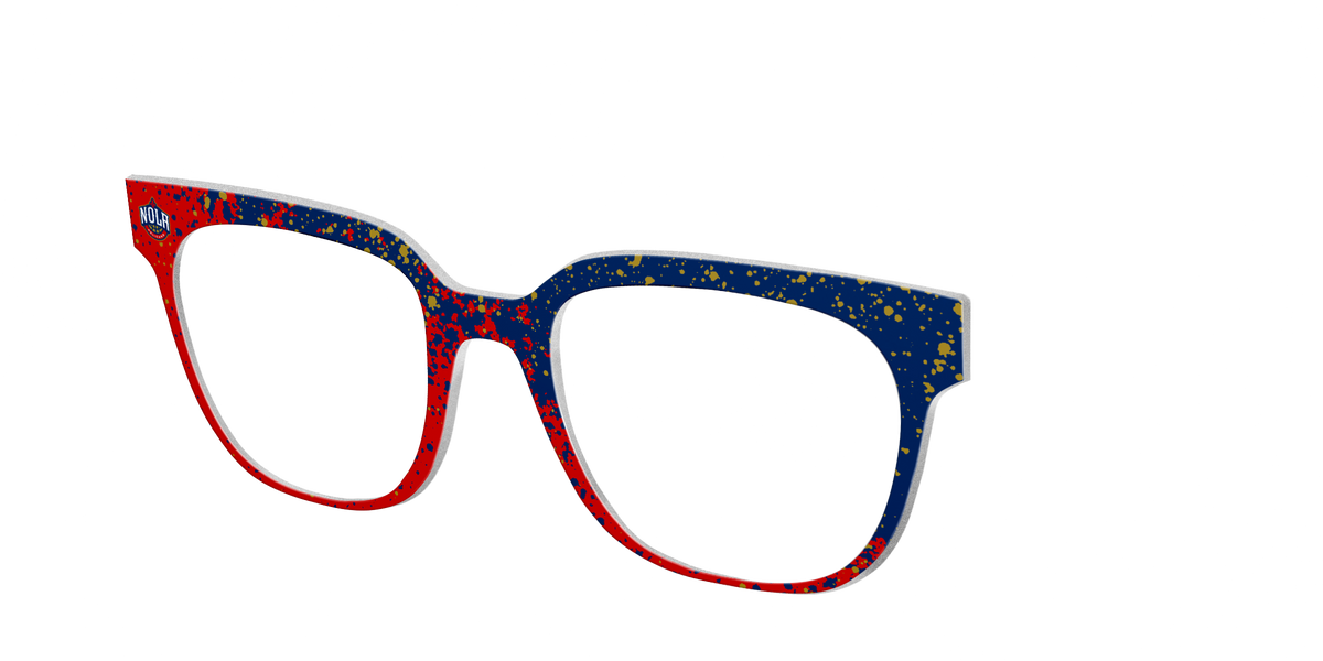 The Pelicans Splatter - Angle Top Image - Pair Eyewear