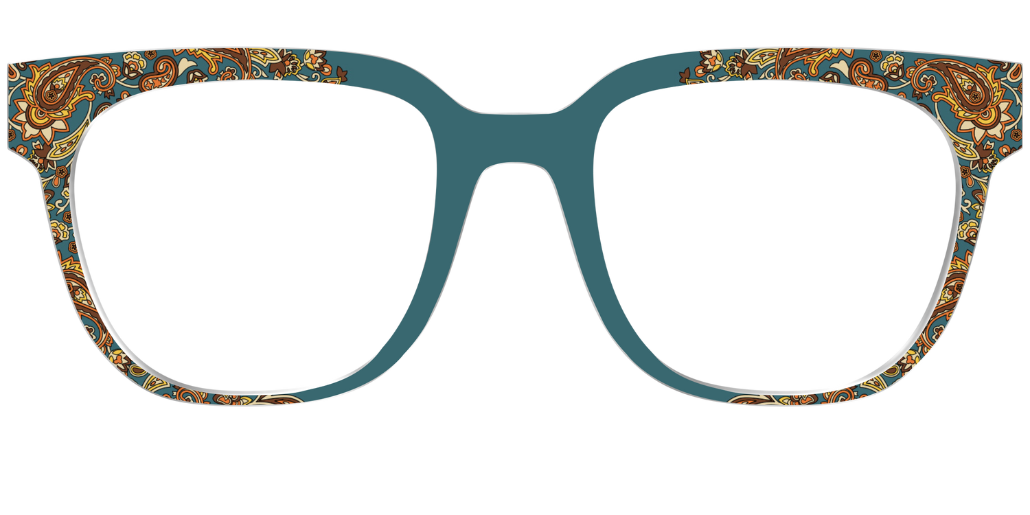 The Posh Paisley - Front Top Image - Pair Eyewear
