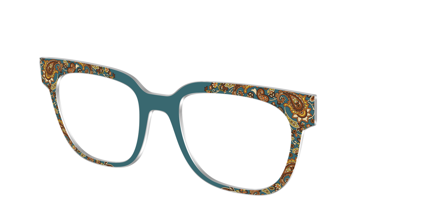 The Posh Paisley - Angle Top Image - Pair Eyewear