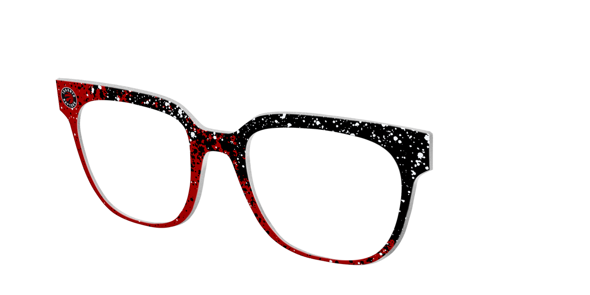 The Raptors Splatter - Angle Top Image - Pair Eyewear