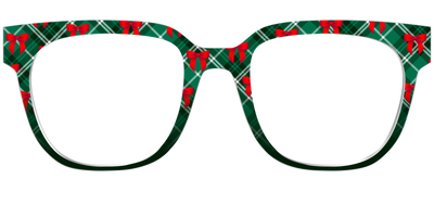 The Ribbon-Clad Plaid - Front Top Thumbnail - Pair Eyewear