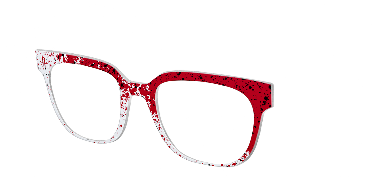 Rockets Splatter - Angle Top Image - Pair Eyewear
