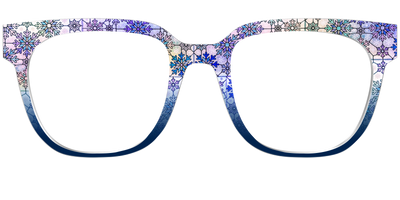 The Snowfall Stained Glass - Front Top Thumbnail - Pair Eyewear