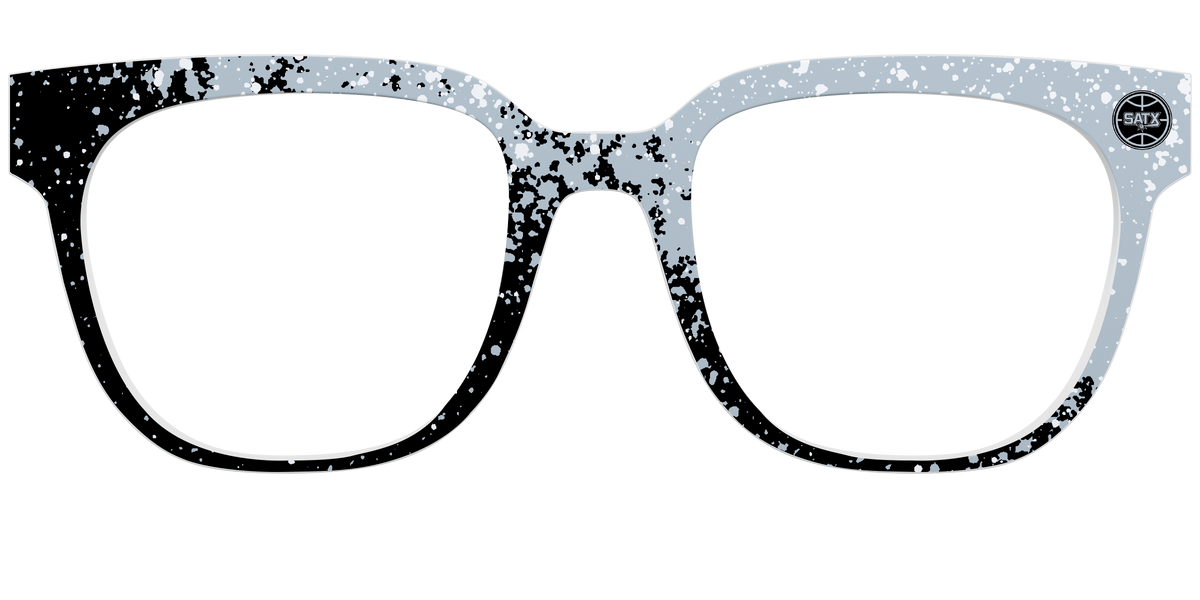 The Spurs Splatter - Front Top Image - Pair Eyewear