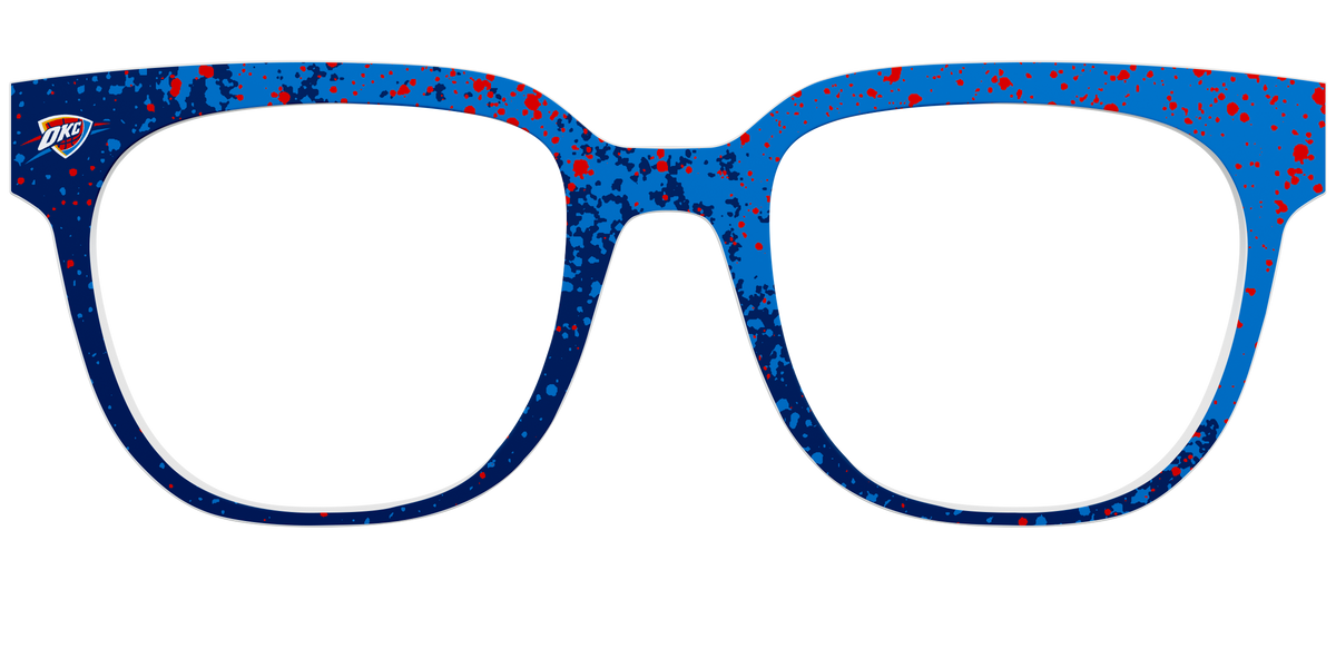 The Thunder Splatter - Front Top Image - Pair Eyewear