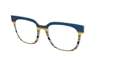 The Vincent Stripes - Angle Top Thumbnail - Pair Eyewear