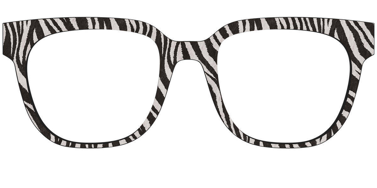 The Zebra Stripes - Front Top Image - Pair Eyewear