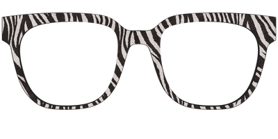 The Zebra Stripes - Front Top Thumbnail - Pair Eyewear