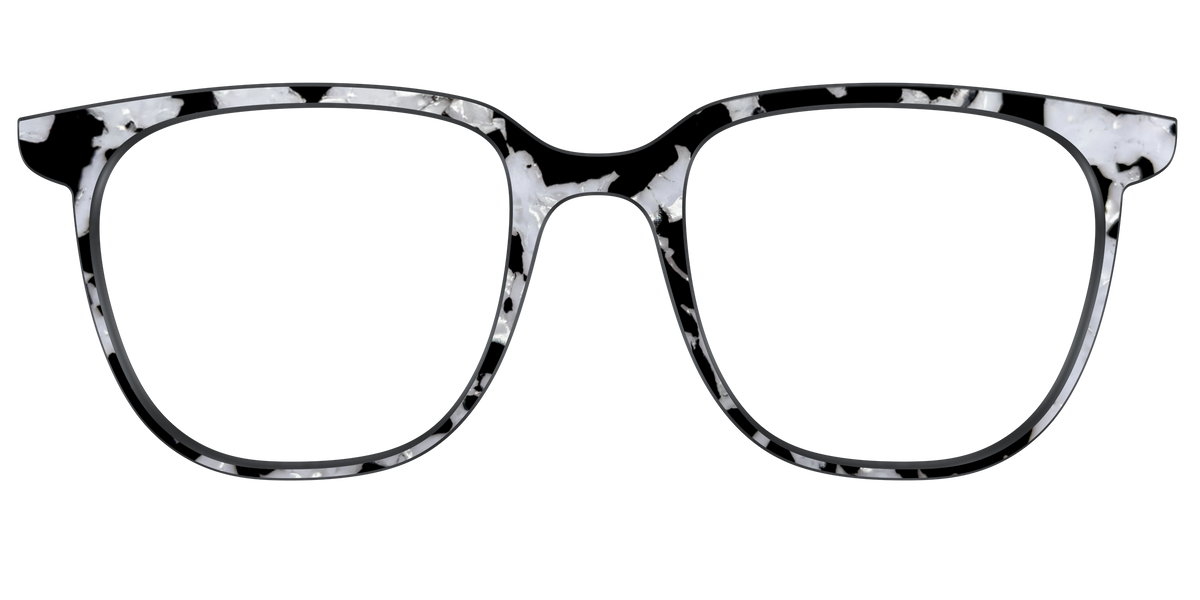 The Black & White Pearl Tortoise - Front Top Image - Pair Eyewear