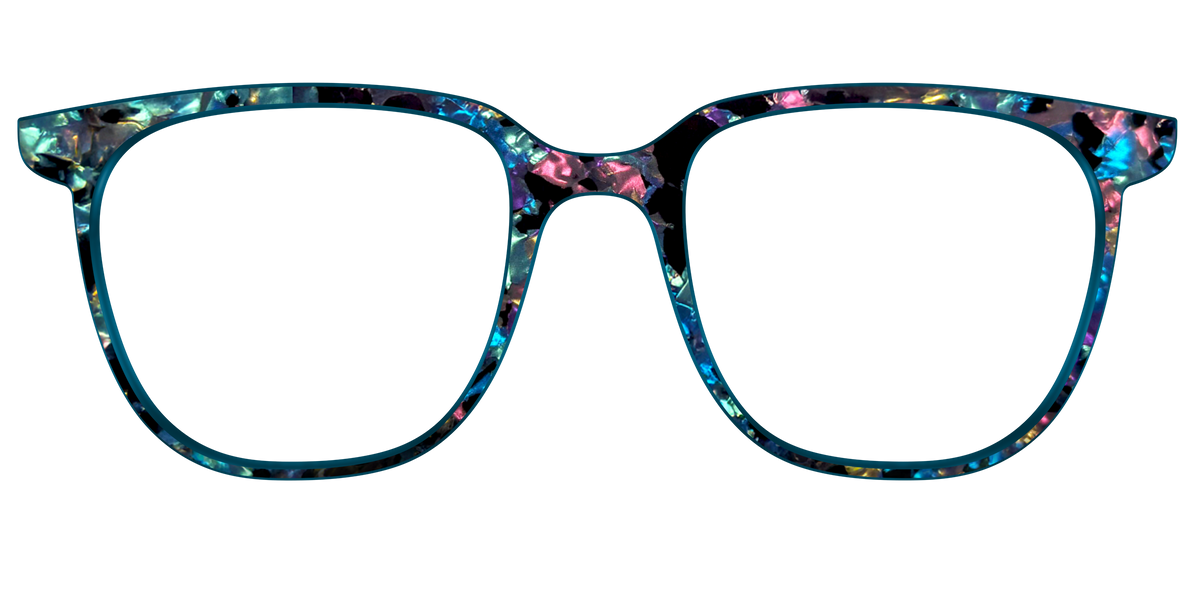The Black Prismatic Pearl Tortoise - Front Top Image - Pair Eyewear