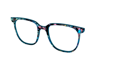 The Black Prismatic Pearl Tortoise - Angle Top Thumbnail - Pair Eyewear