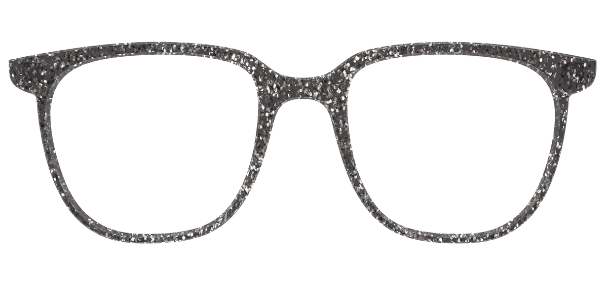 The Black Sparkle - Front Top Image - Pair Eyewear
