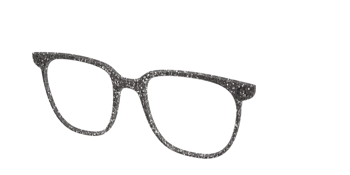 The Black Sparkle - Angle Top Image - Pair Eyewear