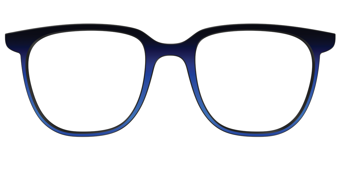 The Black to Blueberry Gradient - Front Top Image - Pair Eyewear