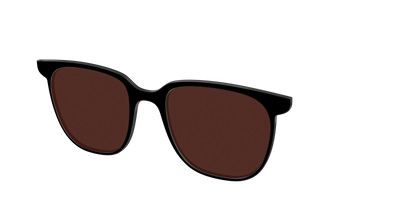 The Black with Brown Golf lens - Angle Top Thumbnail - Pair Eyewear
