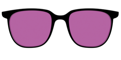The Black with Violet Golf lens - Front Top Thumbnail - Pair Eyewear