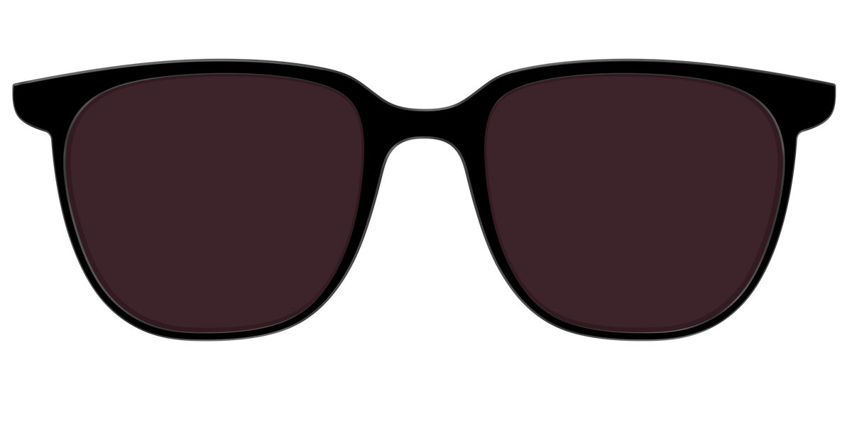 The Black with Water lens - Front Top Image - Pair Eyewear