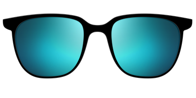 The Polarized Blue Reflective Sun Top - Front Top Thumbnail - Pair Eyewear