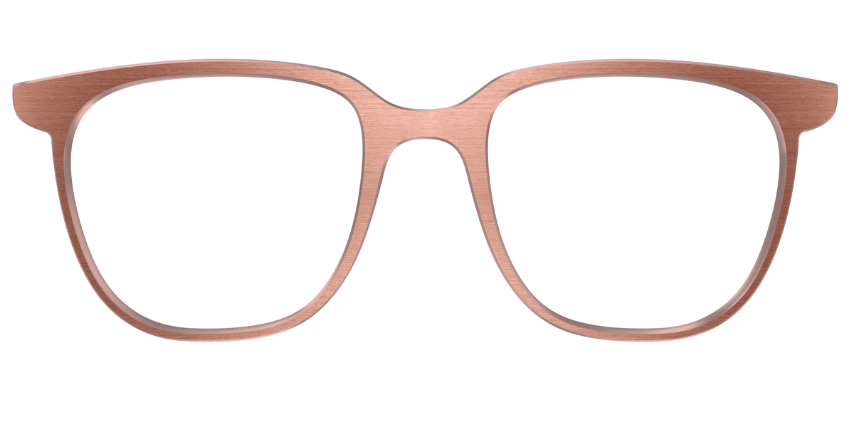 The Brushed Champagne - Front Top Image - Pair Eyewear
