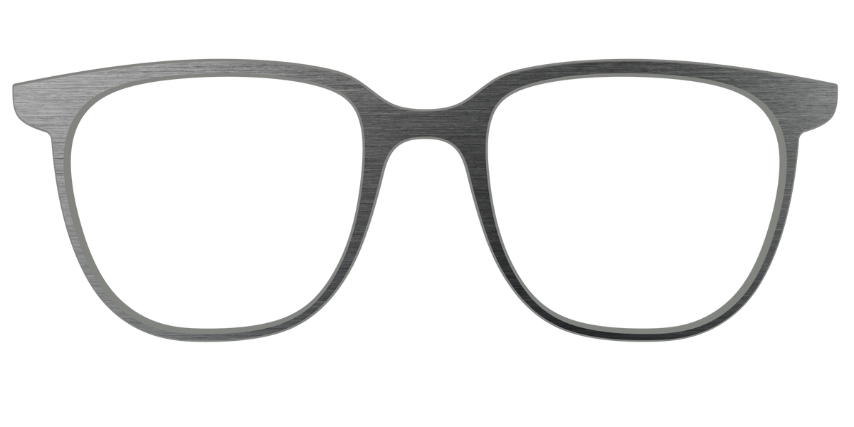 The Brushed Nickel - Front Top Image - Pair Eyewear