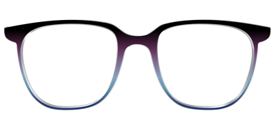 The Dark Magenta to Cerulean Gradient - Front Top Thumbnail - Pair Eyewear