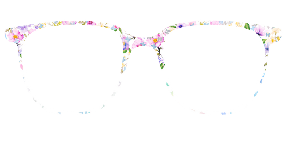 The Delicate Flower Crown with Butterfly Glitter - Front Top Image - Pair Eyewear