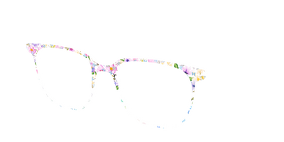 The Delicate Flower Crown with Butterfly Glitter - Angle Top Thumbnail - Pair Eyewear