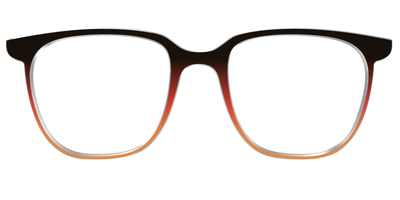 The Espresso to Pumpkin Gradient - Front Top Thumbnail - Pair Eyewear