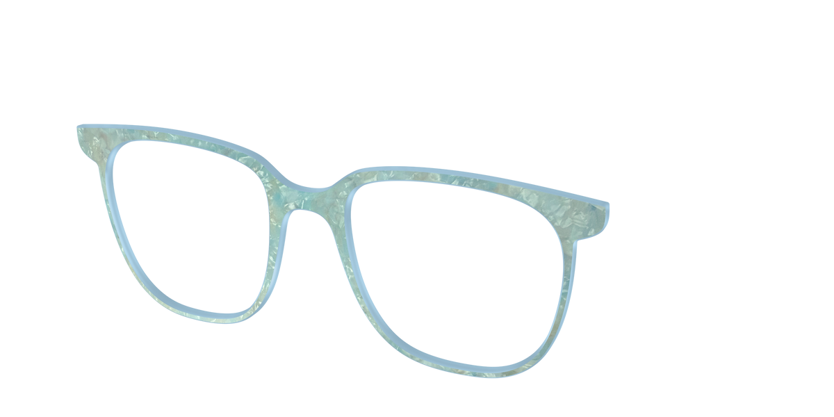 The Ethereal Pearl - Angle Top Image - Pair Eyewear