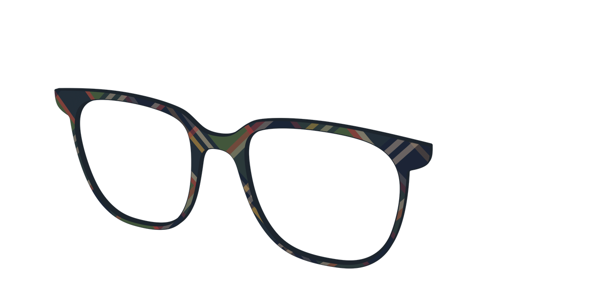 The Flannel Plaid - Angle Top Image - Pair Eyewear