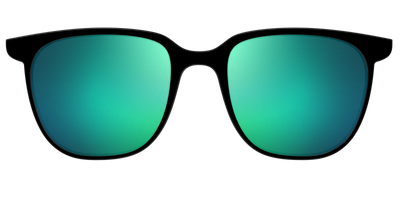 The Polarized Green Reflective Sun Top - Front Top Thumbnail - Pair Eyewear