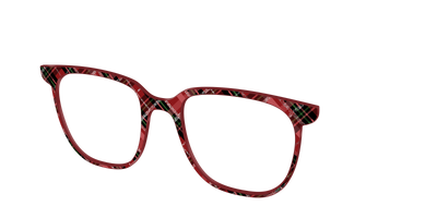 The Holly Plaid with Glitter - Angle Top Thumbnail - Pair Eyewear