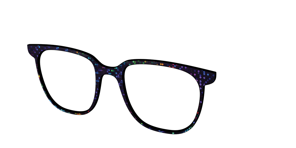 The Holographic Dots - Angle Top Image - Pair Eyewear
