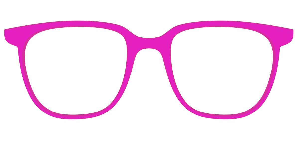 The Hot Pink - Front Top Image - Pair Eyewear