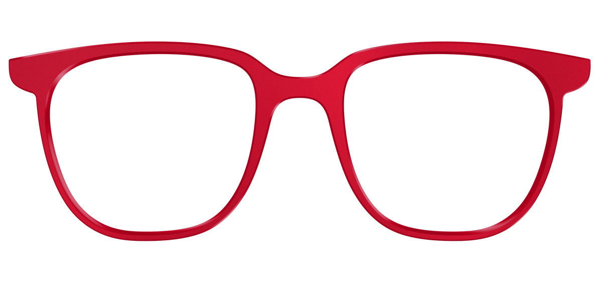 The Matte Red - Front Top Image - Pair Eyewear