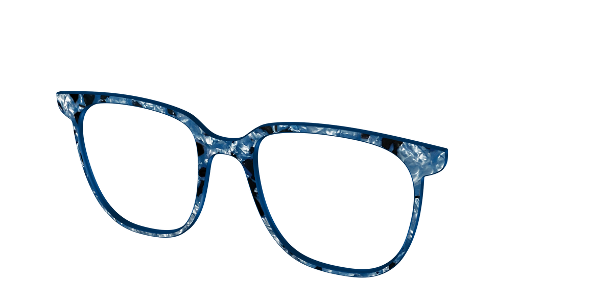 The Midnight Blue Pearl Tortoise - Angle Top Image - Pair Eyewear